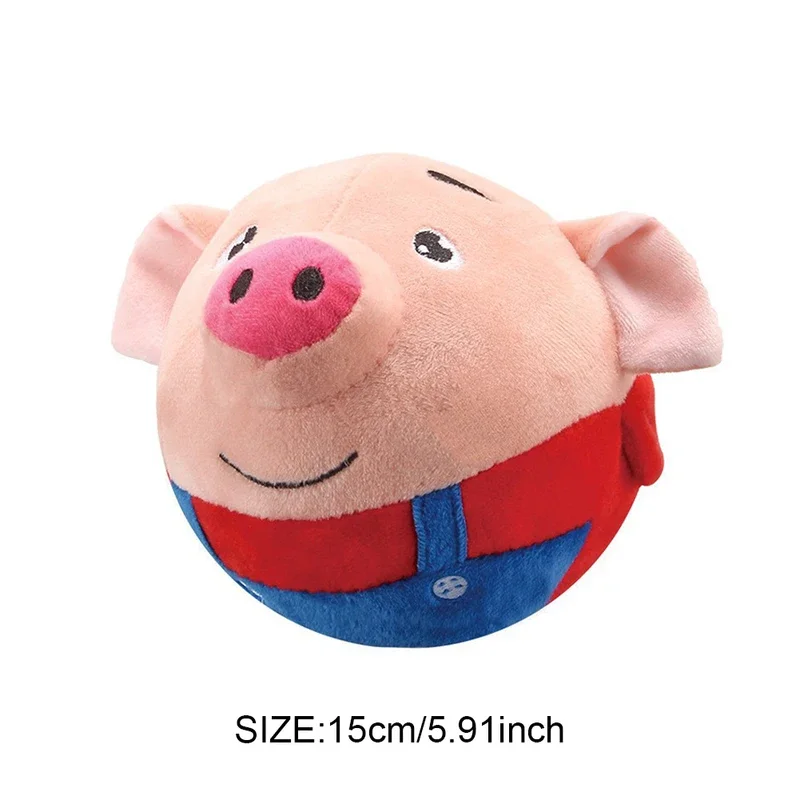 Bola Interativa para Cães de Pelúcia Lavável 15 cm - Imagem 6