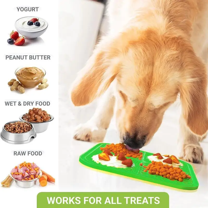 Tapete de Silicone para Cães com Ventosas para Distração no Banho - Image 2