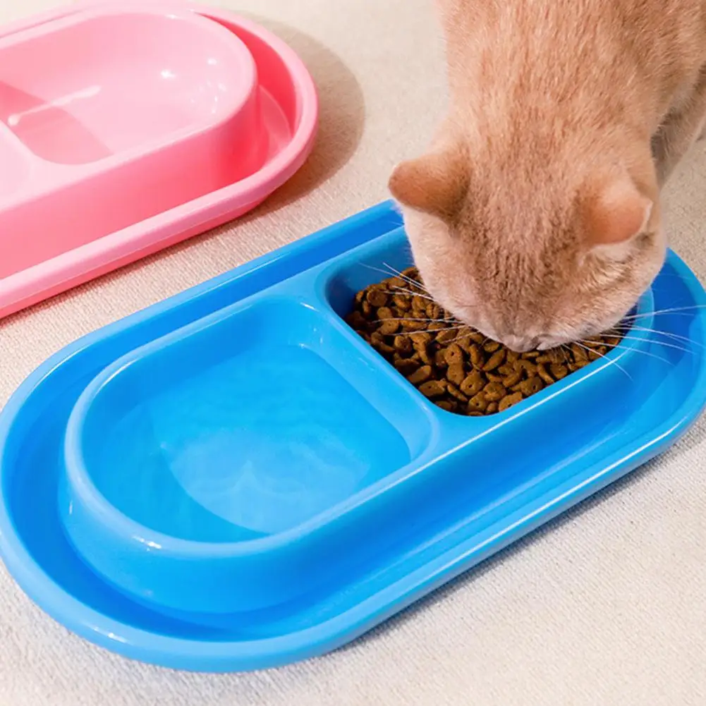 Comedouro Duplo Plástico para Cães e Gatos Anti Formigas 27x15,5 cm - Imagem 5