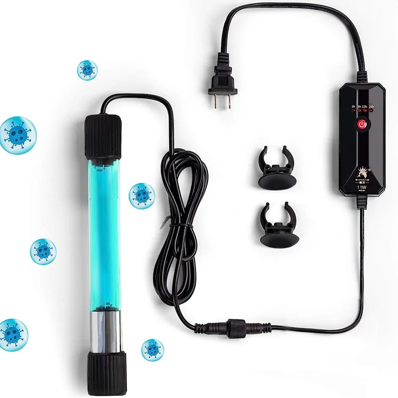 lâmpada UV para aquário com temporizador