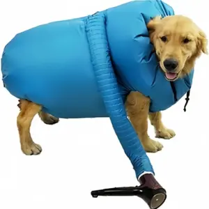 saco secador dobrável para cães