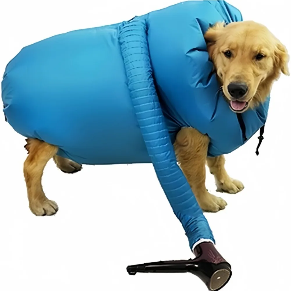 saco secador dobrável para cães