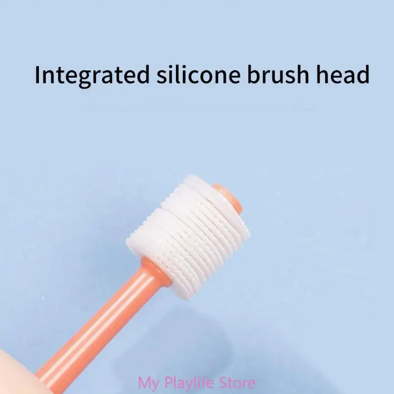 Escova de Dentes para Cães e Gatos Pequenos de Silicone Macio - Imagem 5