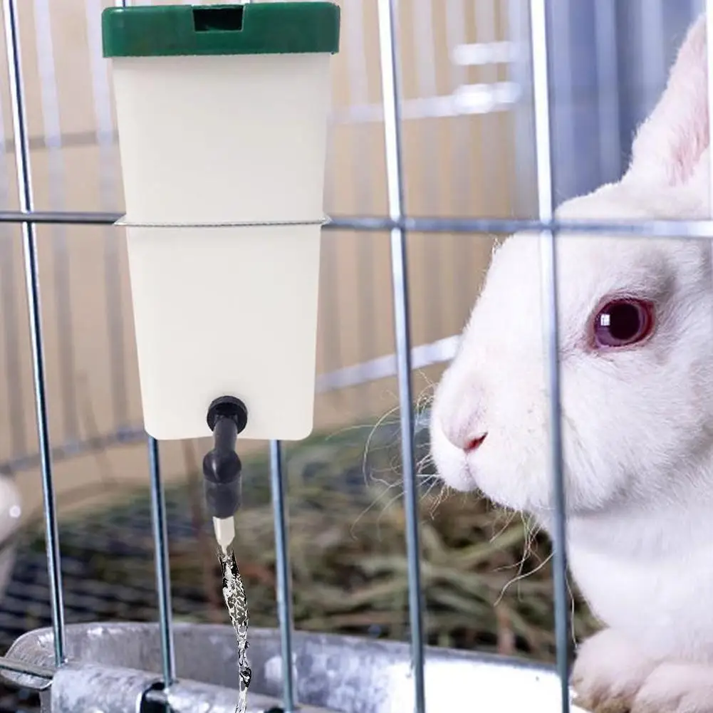 Bebedouro Suspenso para Coelhos e Roedores 500 ml com Bico Antivazamento - Imagem 3