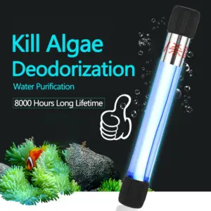 lâmpada UV submersível para aquário