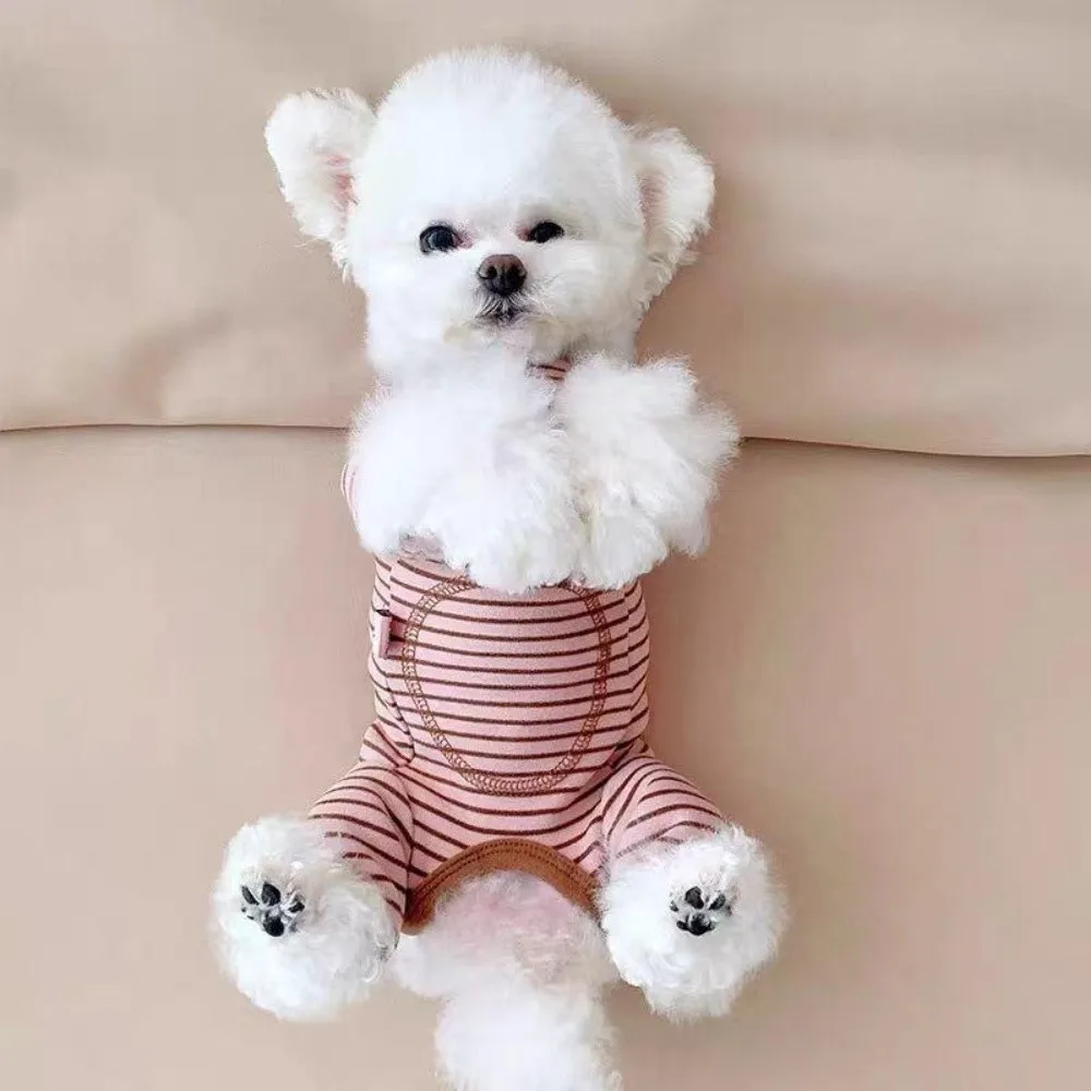 Pijama para Cães de Veludo com Mangas e Cobertura Abdominal - Imagem 4