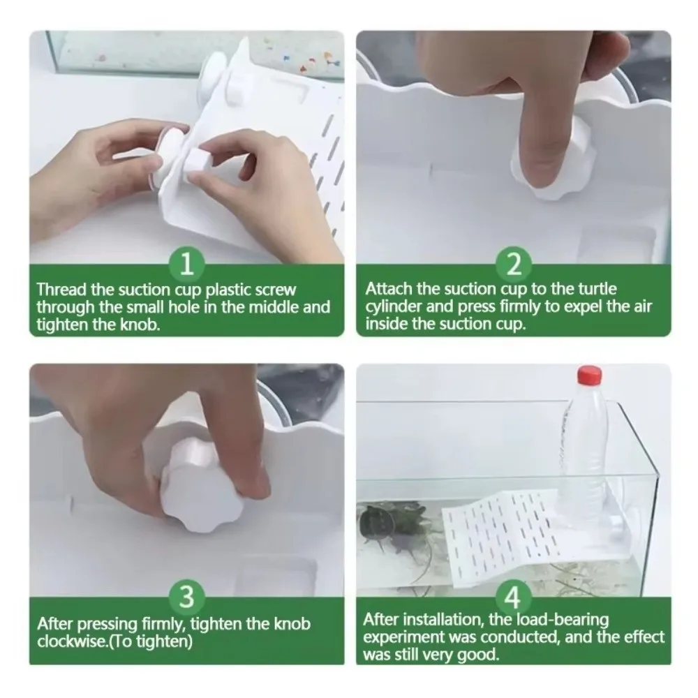 Plataforma Flutuante para Tartarugas de Plástico com Ventosas - Imagem 6