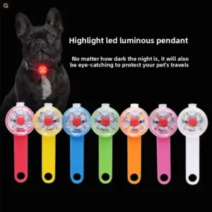 coleira led recarregável para cães