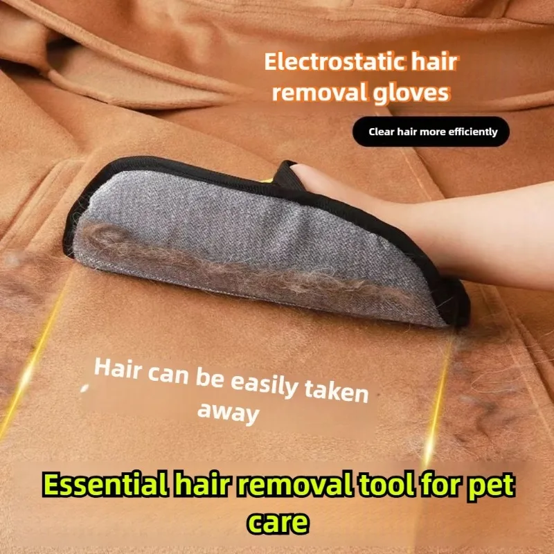 Luva Removedora de Pelos para Cães e Gatos Estática 24x16cm Bidirecional - Imagem 3
