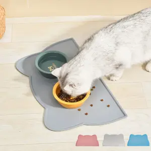 tapete de silicone para alimentação de pets