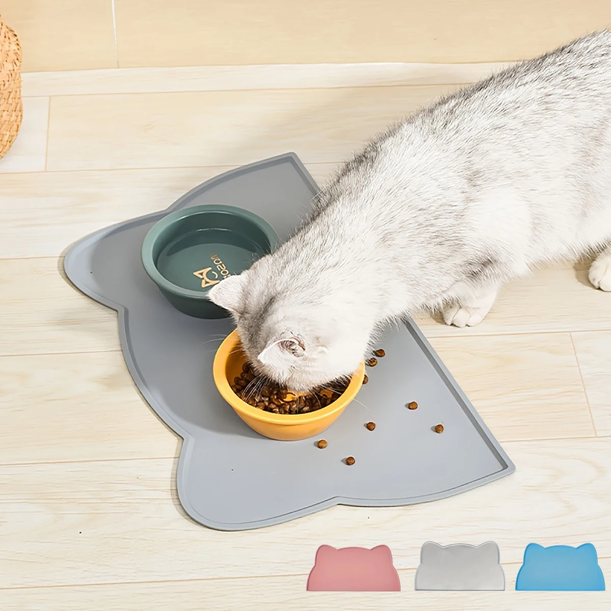 tapete de silicone para alimentação de pets