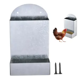 alimentador automático para aves de aço