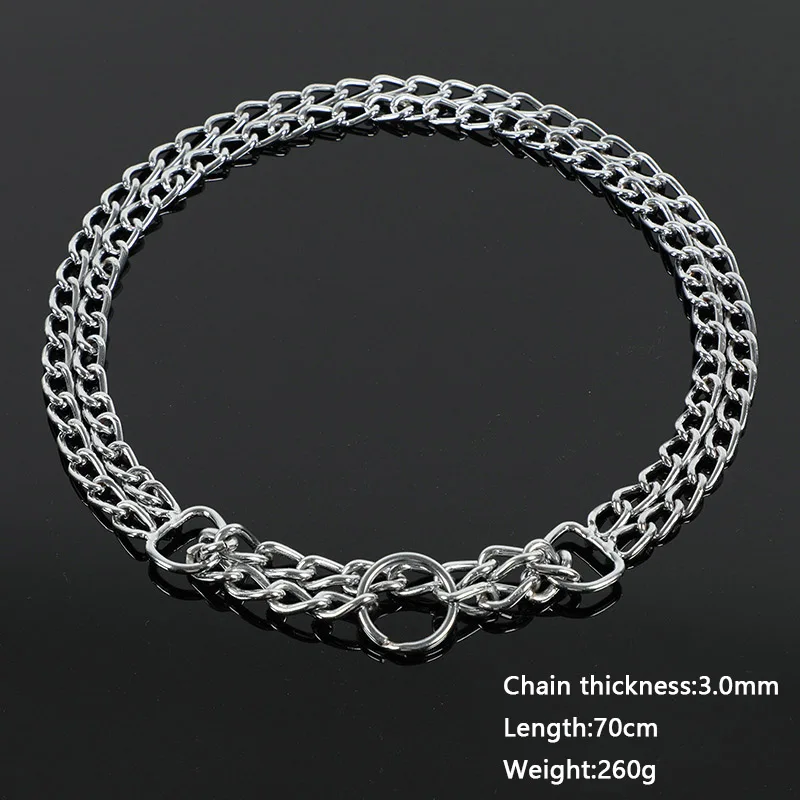 Coleira de Metal para Cães 35-70cm Ajustável para Treinamento - Imagem 6