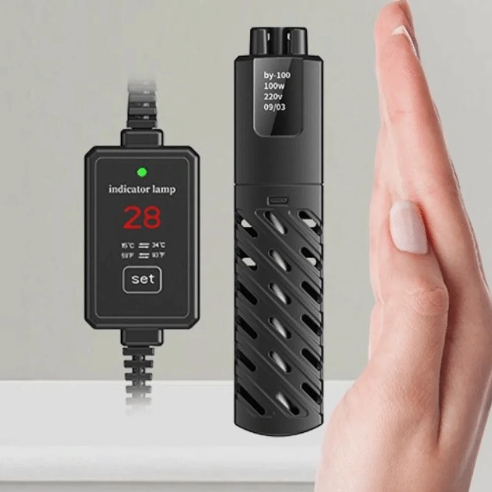 Aquecedor Submersível para Aquário 30W-100W com Controle de Temperatura - Imagem 4