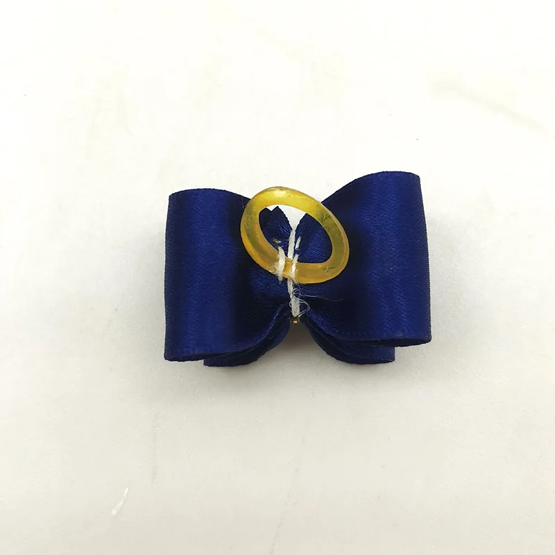 Laços Artesanais para Cães Pequenos com Pérolas e Diamantes 10 pçs - Imagem 6