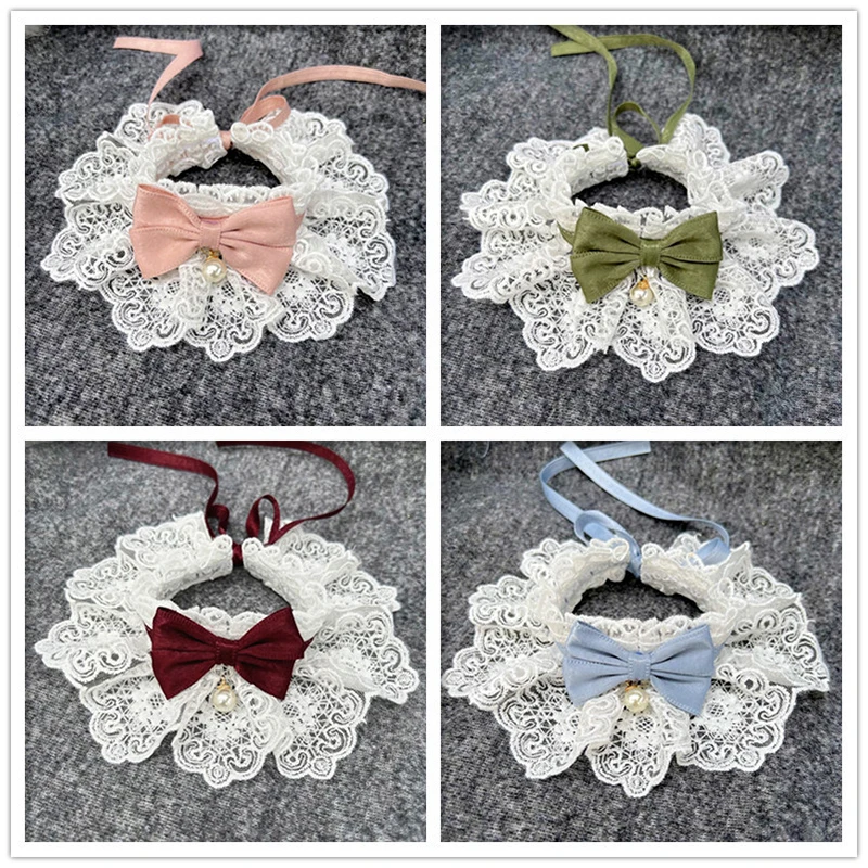 coleira laço bowknot para cães e gatos