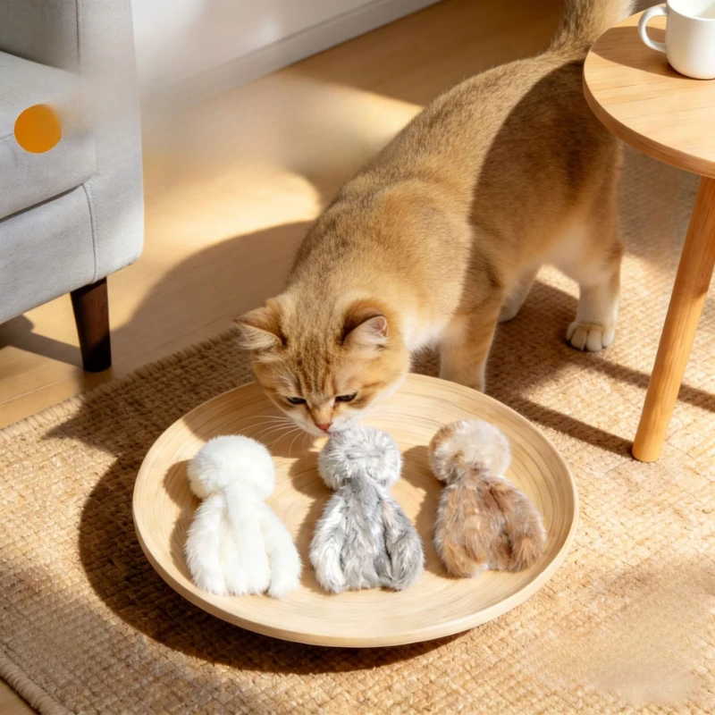 Brinquedo Interativo Polvo para Gatos com Varinha Substituível - Image 2