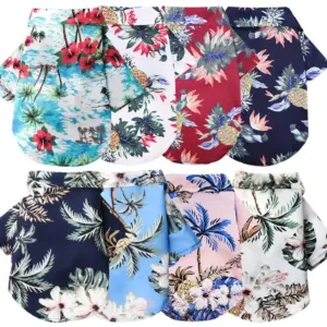 camisa de verão para cães e gatos