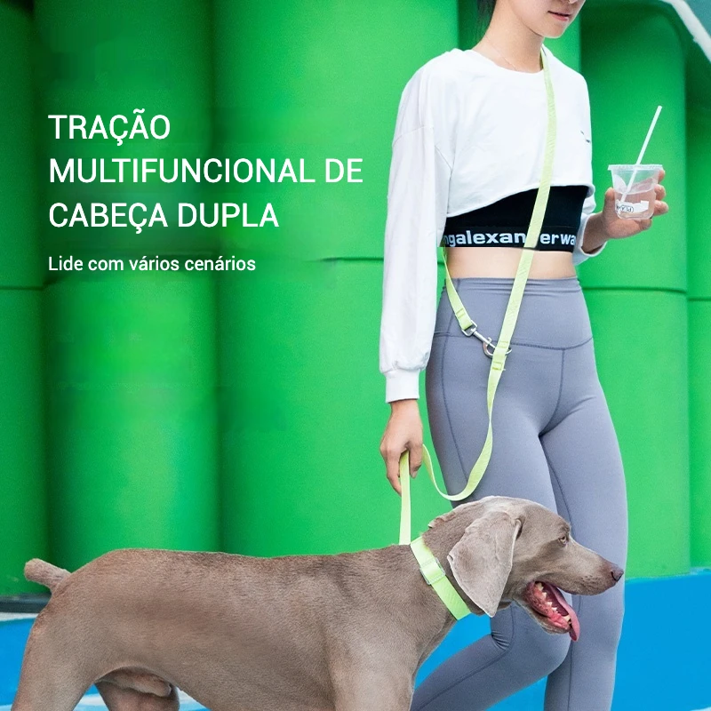 Coleira para Cães de PVC com Comprimento Ajustável - Imagem 3