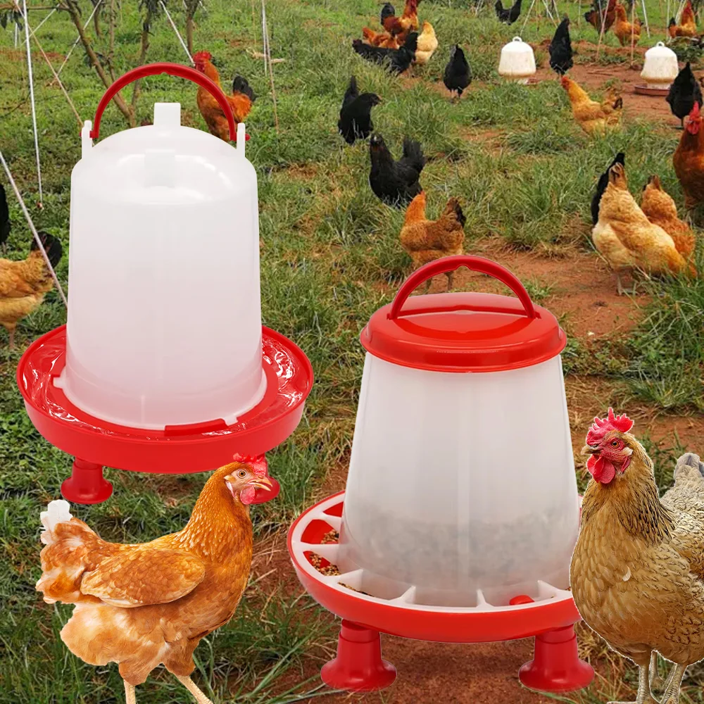 Balde para Alimentação de Aves 1.5 kg com Pernas para Galinheiro - Imagem 2