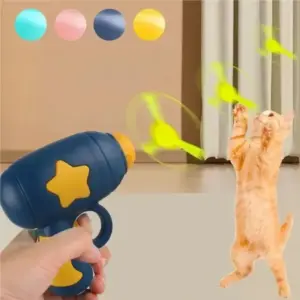 brinquedo interativo para gatos lançador de disco