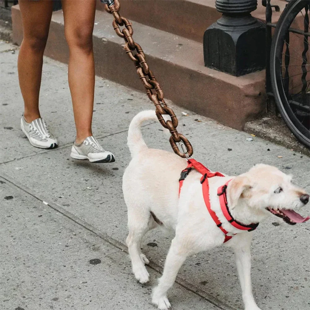 Coleira Corrente para Cães de Plástico com 1,5 m - Imagem 4