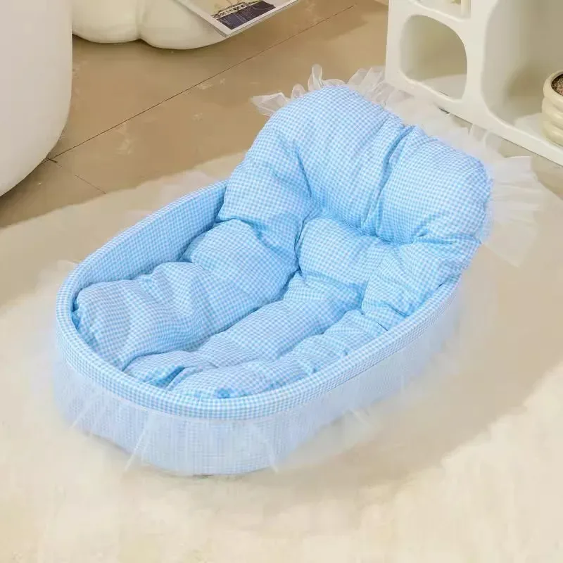 Cama Casinha para Cães e Gatos Macaron Ninho Quatro Estações - Imagem 6
