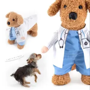 fantasia de médico para cães e gatos