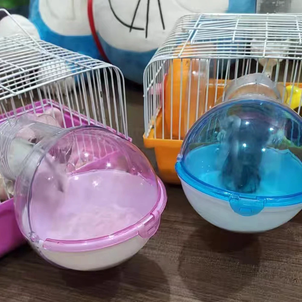 caixa de banho para hamster de acrílico