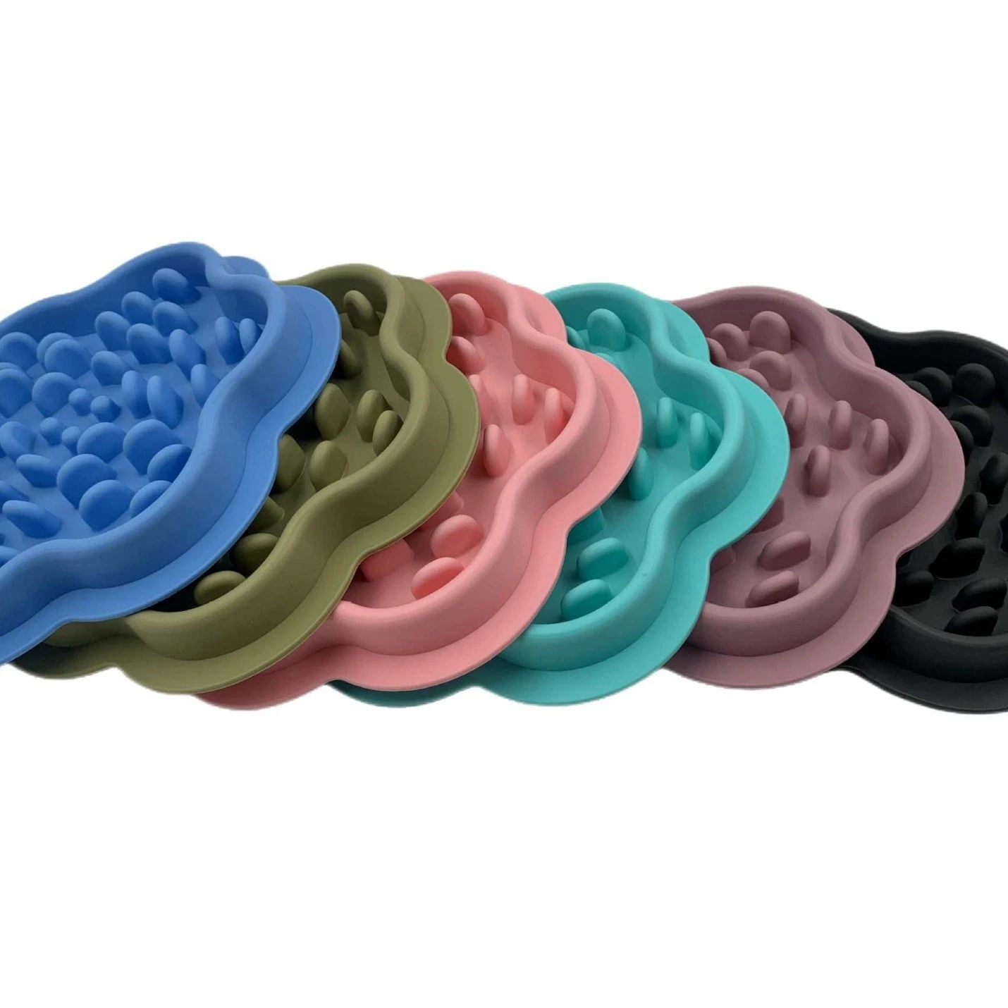 Tigela Lenta para Cães e Gatos de Silicone Antiderrapante - Imagem 2