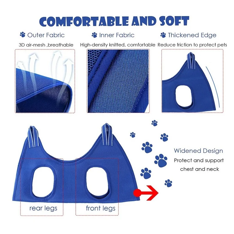 Rede de Contenção para Gatos e Cães Pequenos para Corte de Unhas - Imagem 3