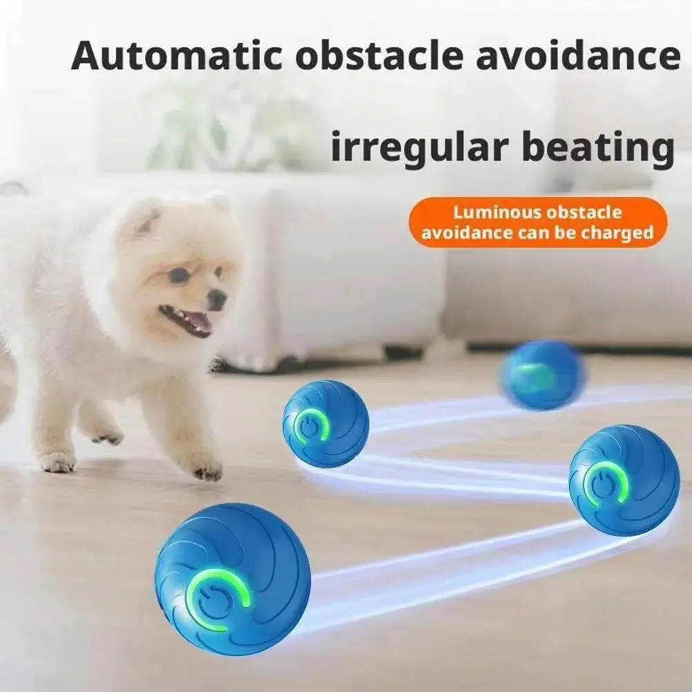 Brinquedo Bola Eletrônica Interativa para Cães e Gatos Recarregável USB - Imagem 3
