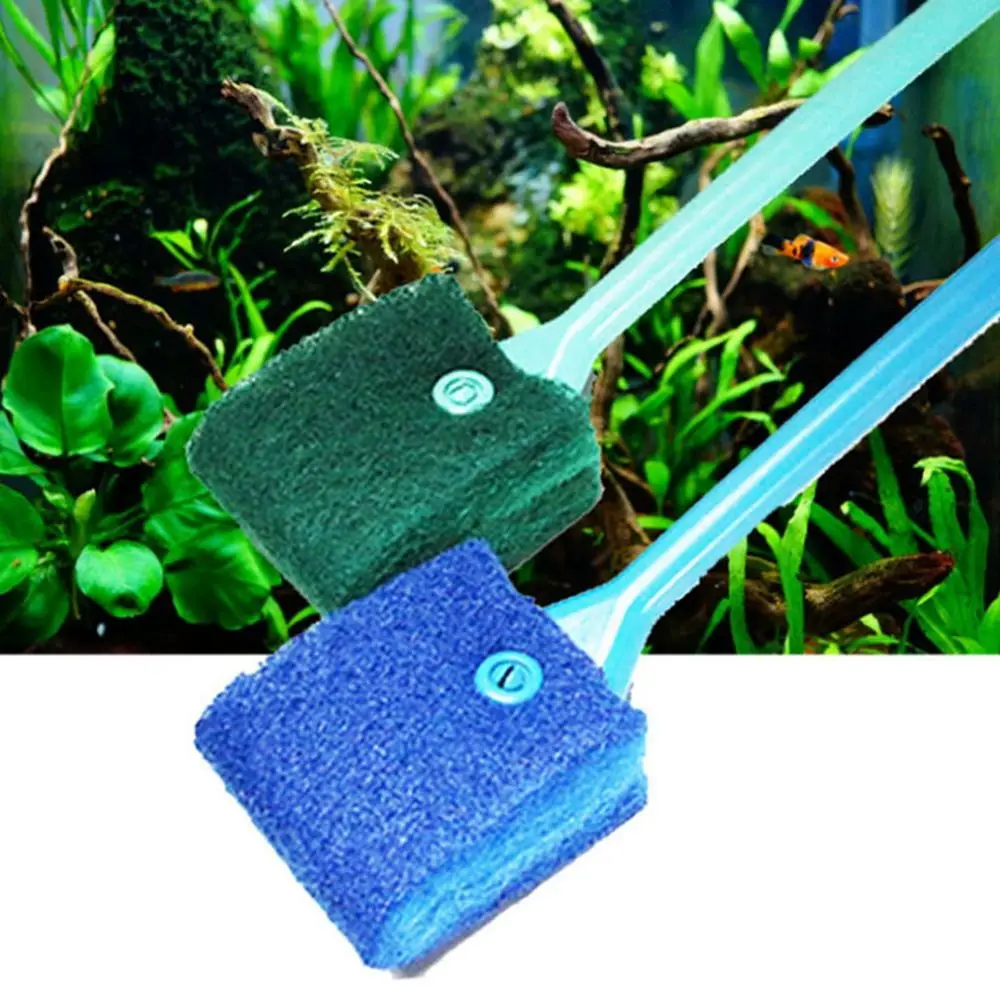 Escova de Limpeza para Aquário de Plástico com Esponja 40 cm - Imagem 2