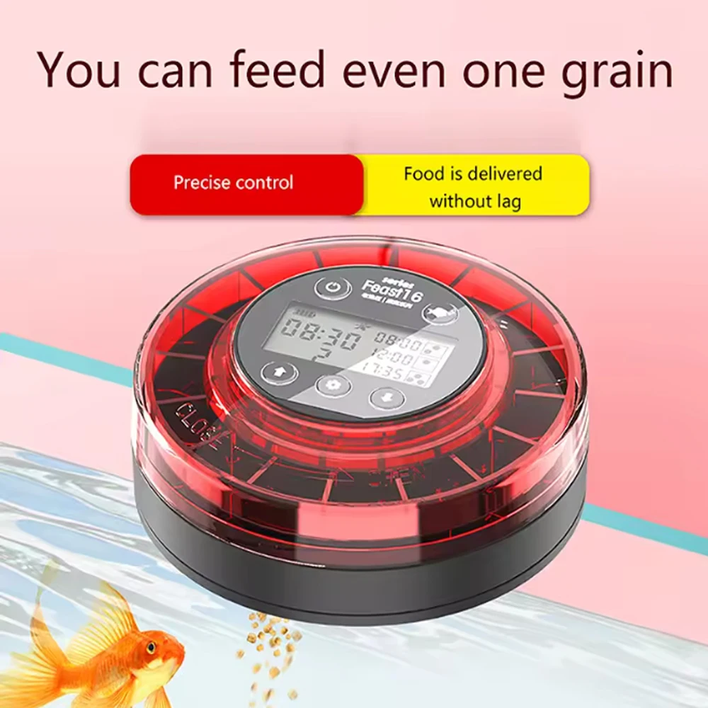 ZYfeedr Alimentador Automático de Peixes Recarregável USB com Timer - Imagem 5