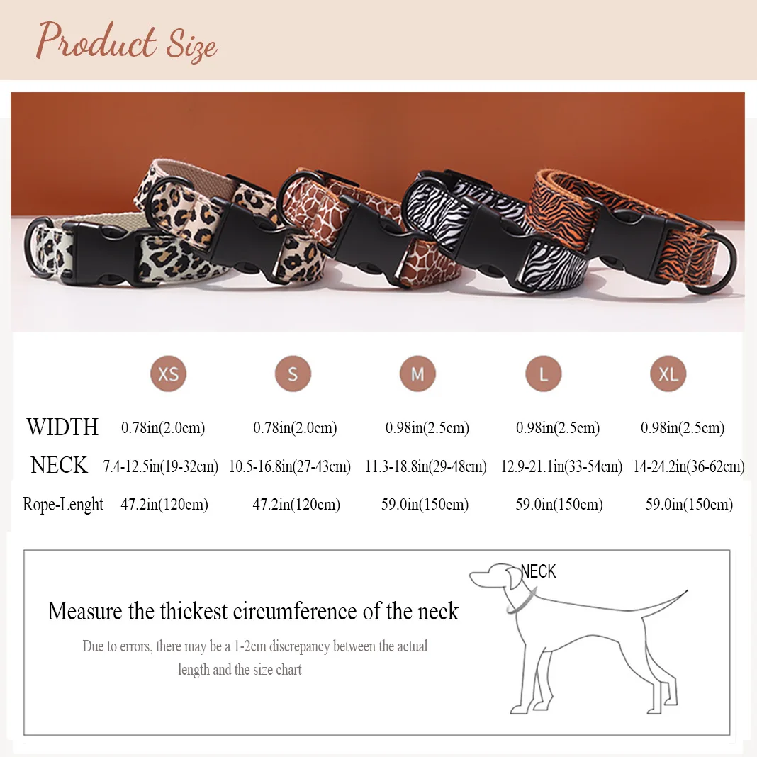 Coleira para Gatos Estampa Leopardo e Nome Personalizável - Image 5