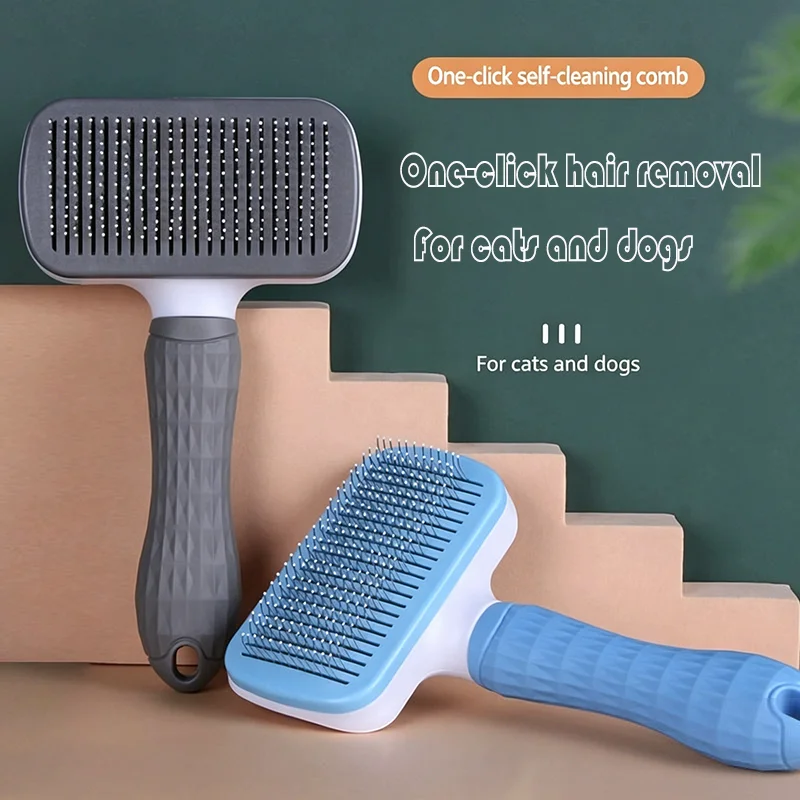 escova removedora de pelos para cães e gatos