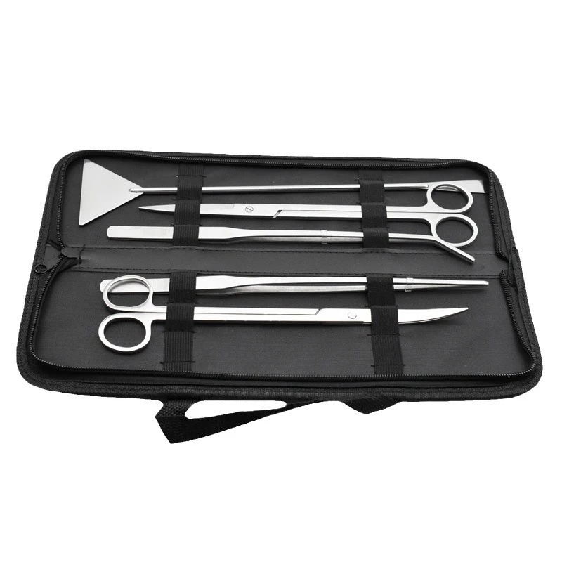 Kit de Ferramentas para Aquário de Aço Inoxidável com Bolsa de Armazenamento - Image 6