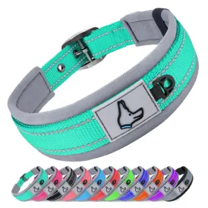 coleira de nylon neoprene para cães