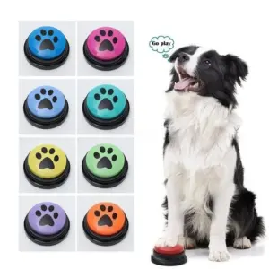 botão de comunicação para cães com gravação de voz
