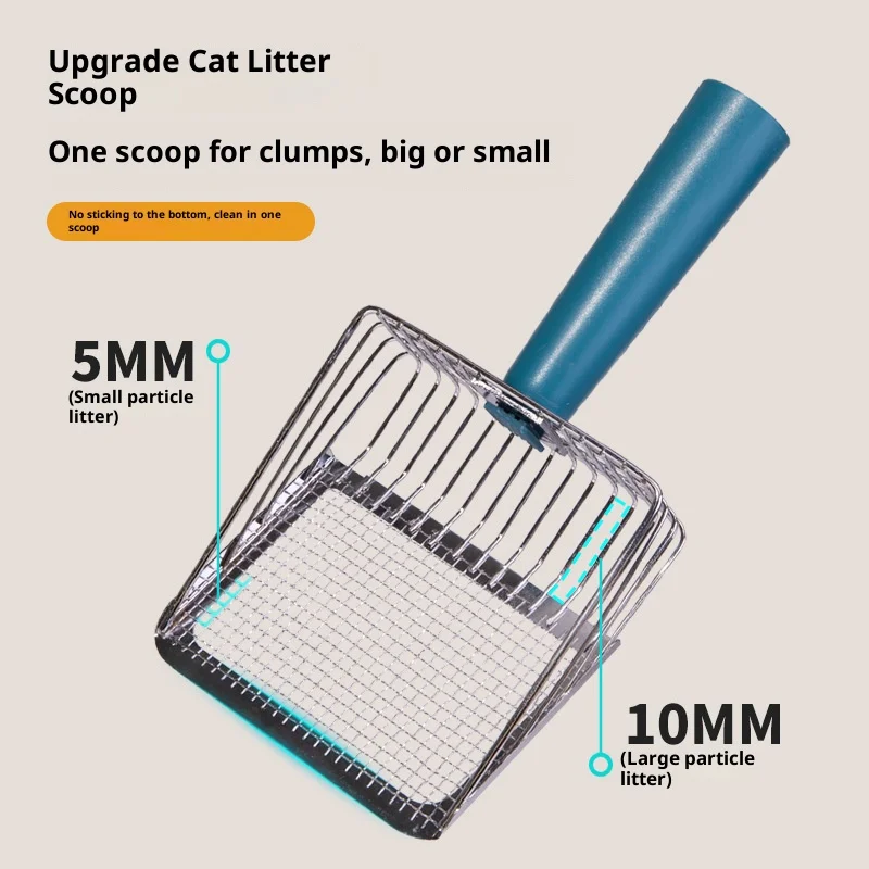 Pá Higiênica para Gatos com Suporte e Alça Longa - Imagem 3