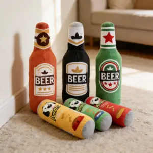 brinquedo de pelúcia para cães com apito