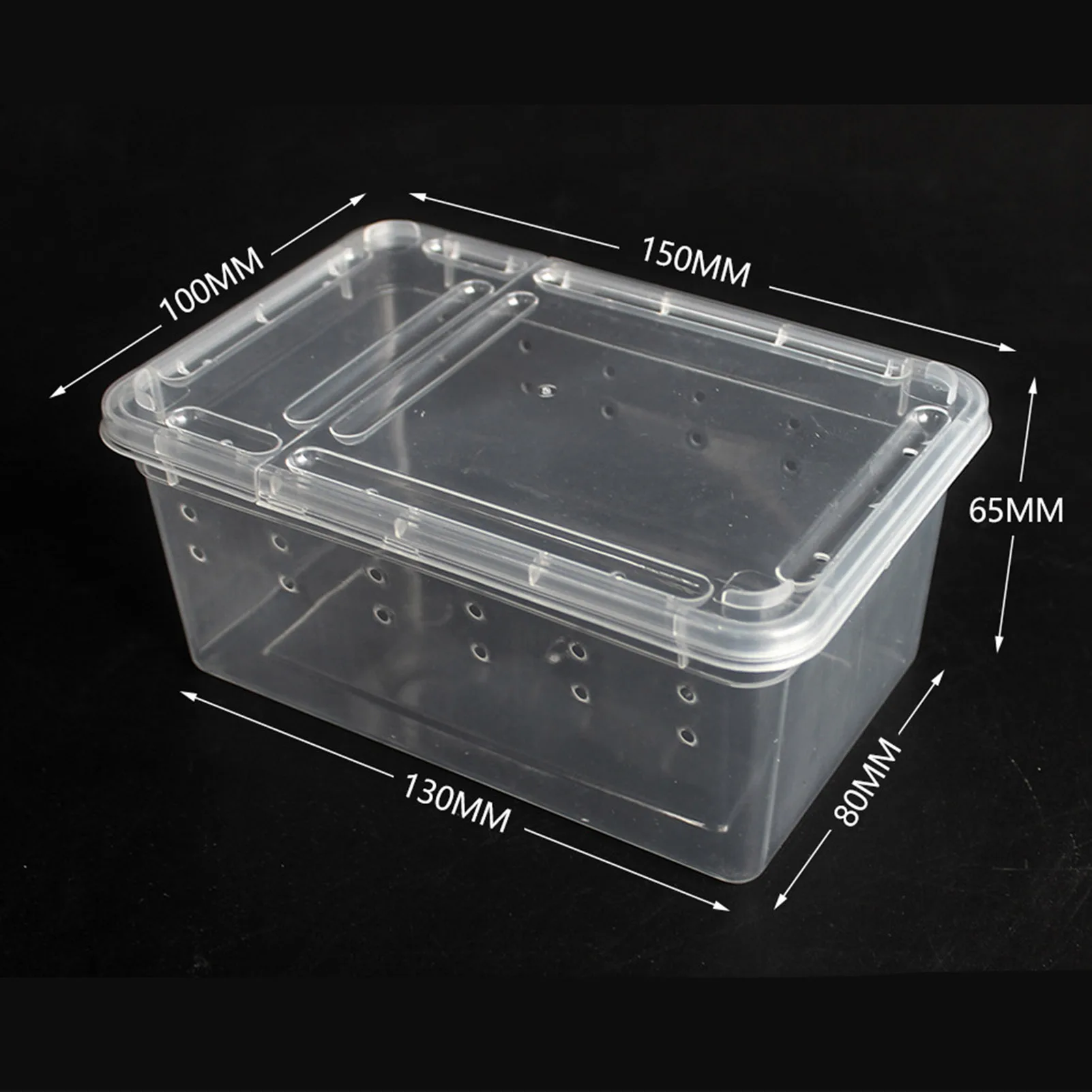 Caixa de Alimentação para Répteis Transparente com Fechadura Segura - Imagem 5