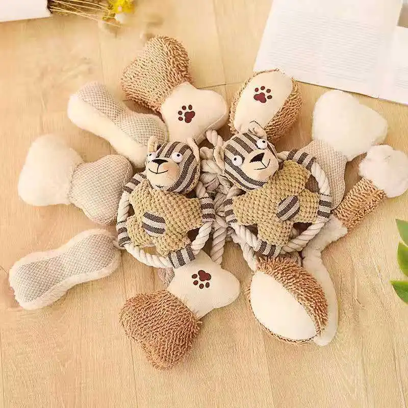 Brinquedo de Corda para Cães com Nó para Molar Dentes - Imagem 6