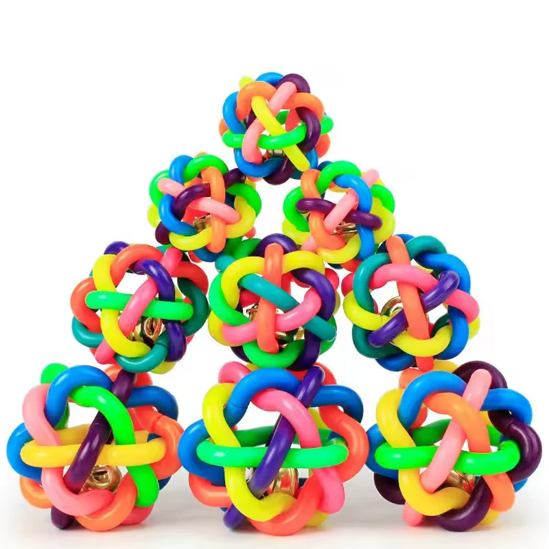 Brinquedo Bola Sino para Cães de Plástico Média 6,5 cm - Imagem 2