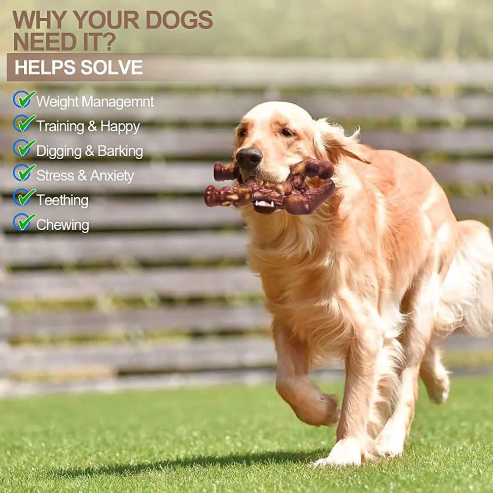 Brinquedo Gorila para Cães Grandes de Nylon 16,5 cm Resistente à Mordida - Imagem 2