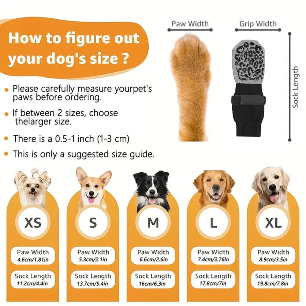 Protetores de Patas para Cães com Antiderrapante (4 Peças) - Imagem 6