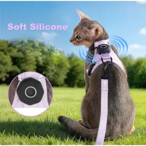 colete para gatos com suporte airtag