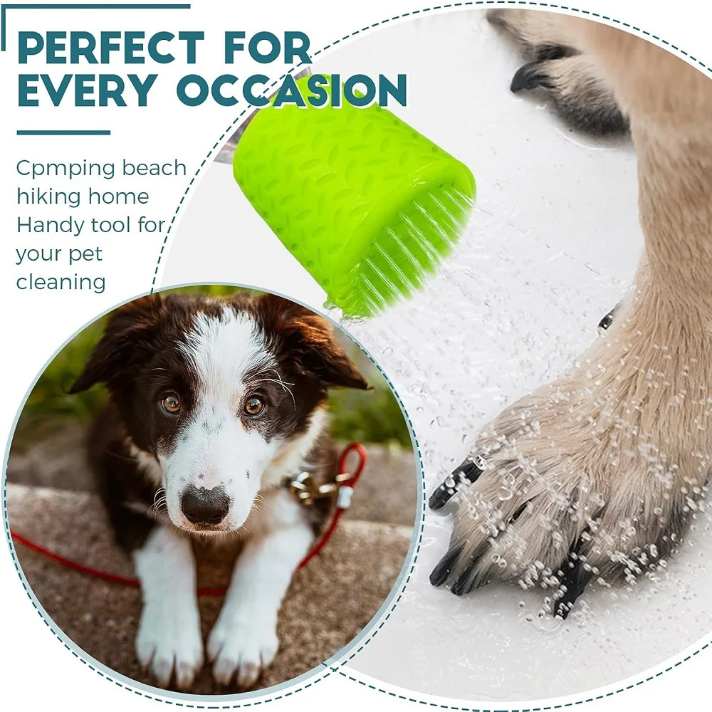 Chuveiro Portátil para Cães e Gatos de Silicone Ajustável - Imagem 4