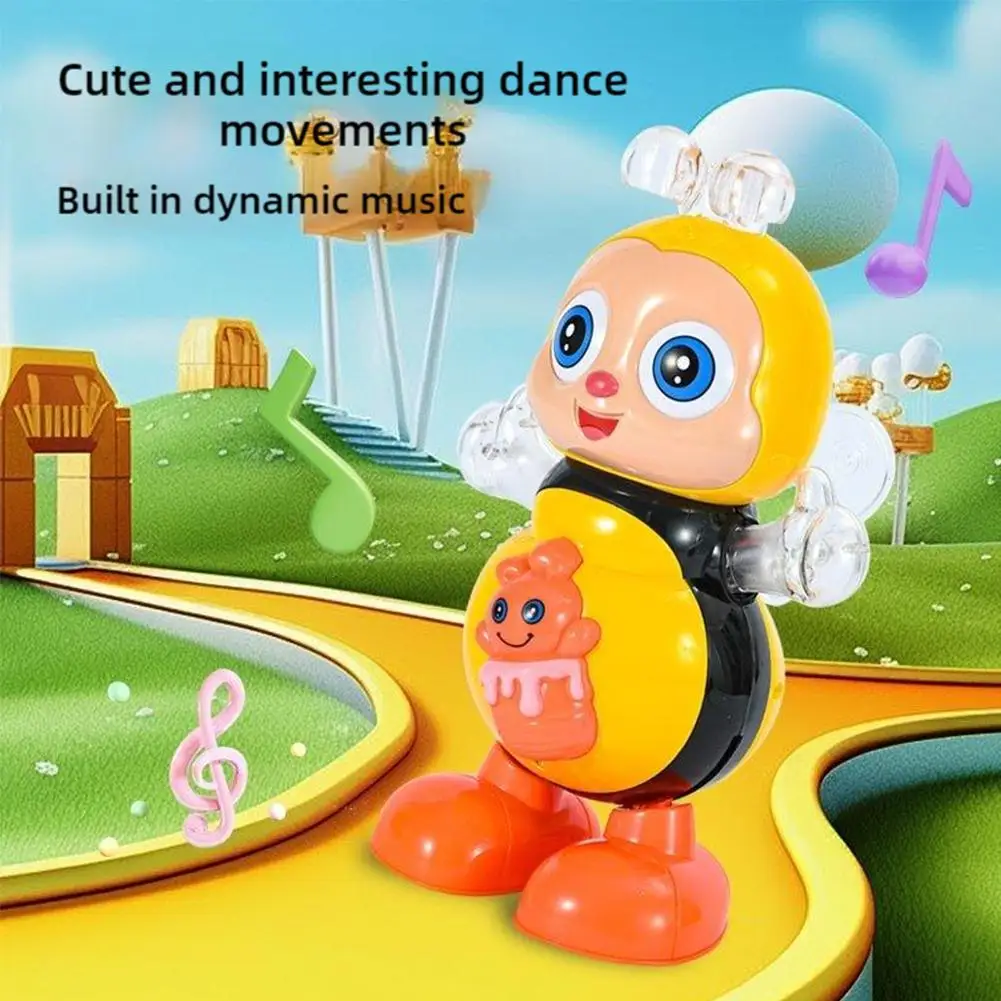 Brinquedo Abelha Dançante Musical para Crianças de 11 cm - Imagem 3
