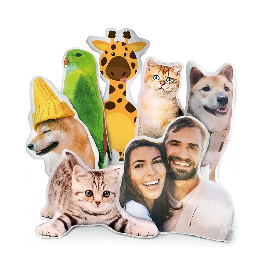 almofada de pelúcia personalizável para pets